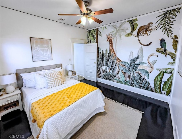 4216 Dalton Ave, Los Angeles, CA 90062 - bedroom featuring ceiling fan
