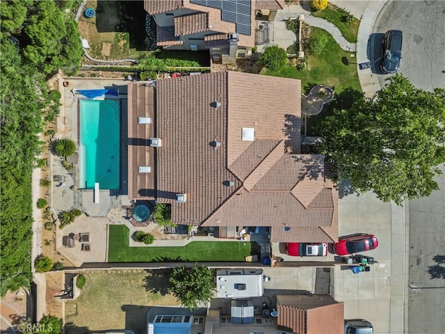 42012 57th St W, Lancaster, CA 93536 - aerial view of a pool