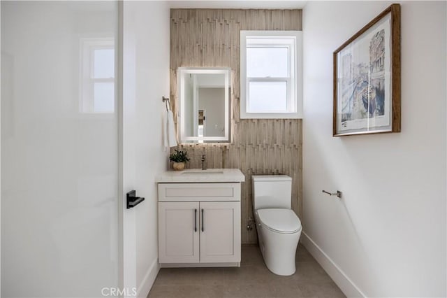 2405 Mathews Ave Unit C, Redondo Beach, CA 90278 - bathroom featuring vanity and tile patterned floors