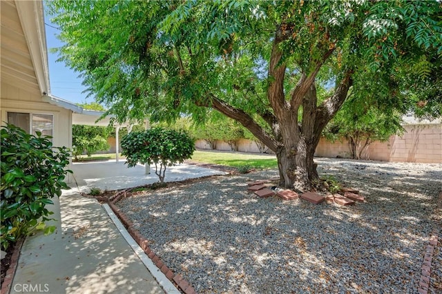 28656 Bradley Rd, Menifee, CA 92586 - fenced backyard featuring a patio