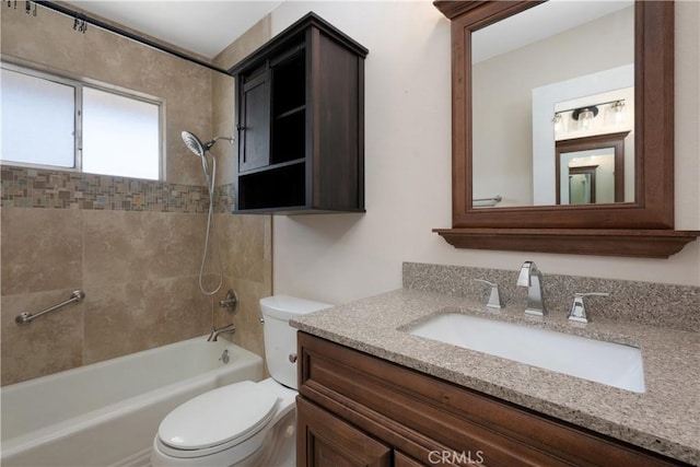 28656 Bradley Rd, Menifee, CA 92586 - full bath with vanity and shower / bath combination