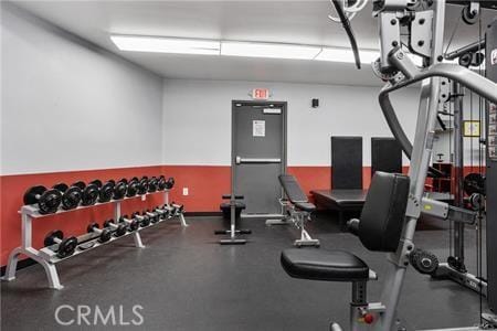 28656 Bradley Rd, Menifee, CA 92586 - view of exercise room