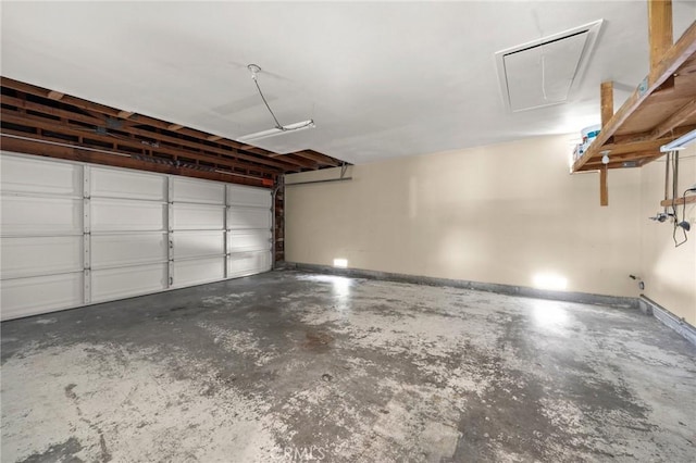 30314 Honeysuckle Hill Dr, Canyon Country, CA 91387 - garage featuring baseboards