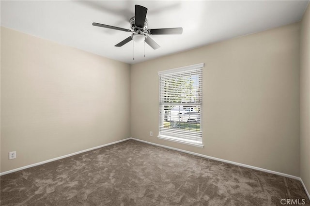 30314 Honeysuckle Hill Dr, Canyon Country, CA 91387 - empty room with carpet flooring and ceiling fan