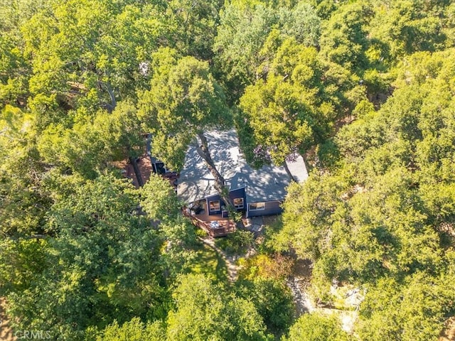 5375 Rosario Ave, Atascadero, CA 93422 - view from above of property with a heavily wooded area