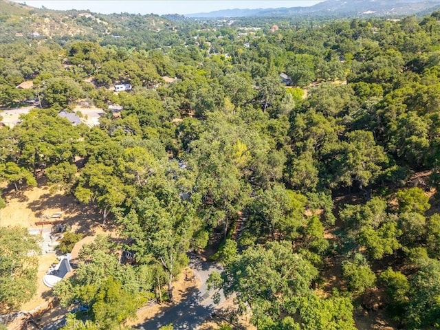 5375 Rosario Ave, Atascadero, CA 93422 - aerial view of property and surrounding area with a forest and a mountain backdrop