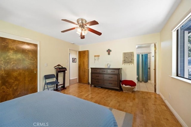 5375 Rosario Ave, Atascadero, CA 93422 - bedroom featuring baseboards and a ceiling fan