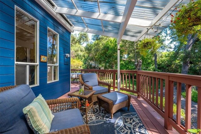 5375 Rosario Ave, Atascadero, CA 93422 - deck with a pergola