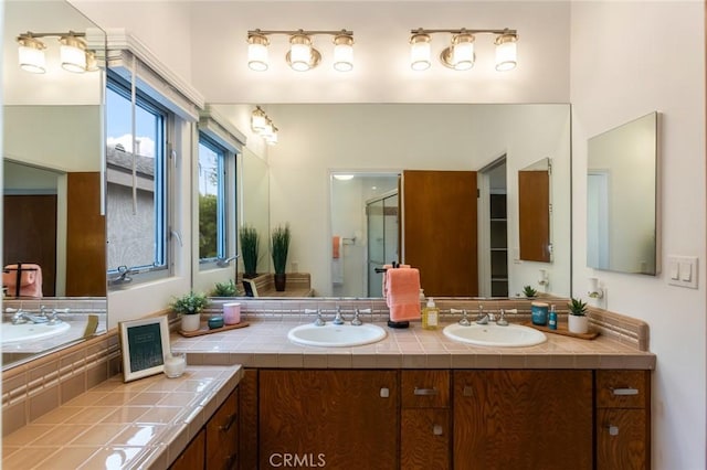 1716 Elm Ave, Manhattan Beach, CA 90266 - full bath featuring a stall shower and double vanity
