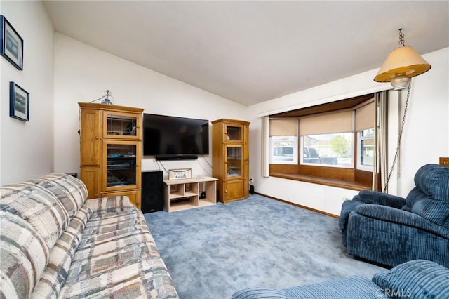 1722 Tiffany Ct, Ontario, CA 91762 - carpeted living room with vaulted ceiling