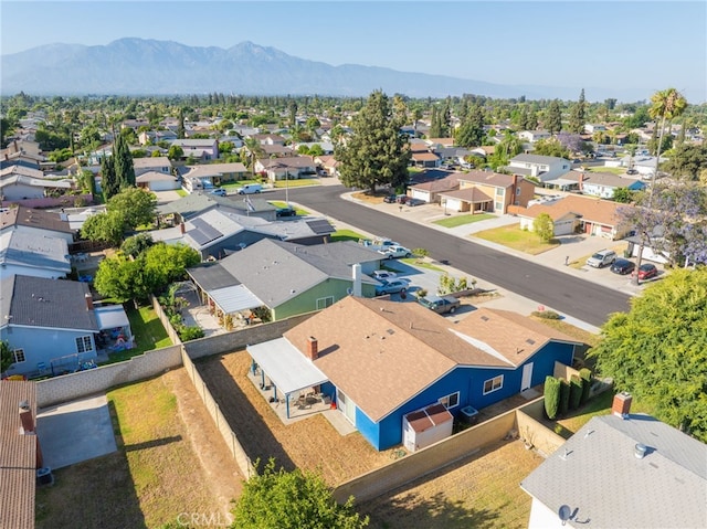 1722 Tiffany Ct, Ontario, CA 91762 - aerial view of residential area with a mountain backdrop