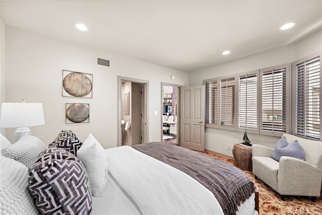 648 Harbor Island Dr, Newport Beach, CA 92660 - bedroom featuring multiple windows and recessed lighting