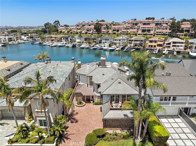 648 Harbor Island Dr, Newport Beach, CA 92660 - aerial perspective of suburban area featuring a large body of water