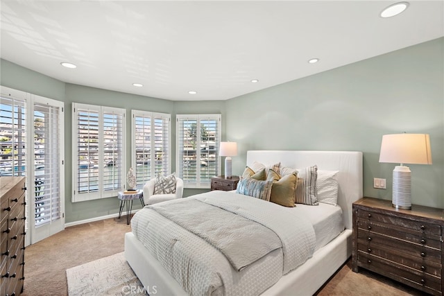 648 Harbor Island Dr, Newport Beach, CA 92660 - bedroom featuring carpet floors and recessed lighting