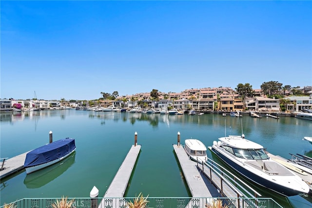 648 Harbor Island Dr, Newport Beach, CA 92660 - dock area featuring a water view