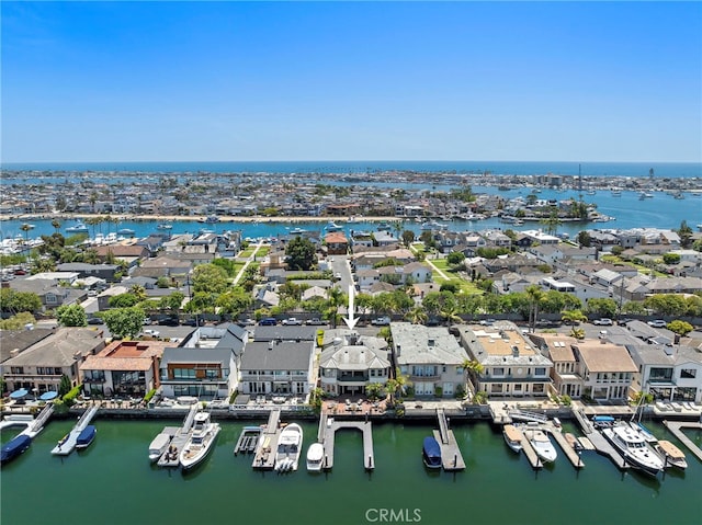 648 Harbor Island Dr, Newport Beach, CA 92660 - aerial perspective of suburban area with a nearby body of water