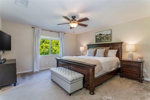 17138 Hickory Ridge Ct, Canyon Country, CA 91387 - bedroom featuring carpet floors and a ceiling fan