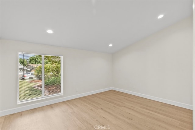 12847 Winthrop Ave, Granada Hills, CA 91344 - empty room featuring light wood-type flooring and recessed lighting