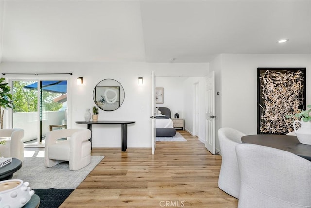 503 Morning Canyon Rd Unit 9, Corona Del Mar, CA 92625 - living room with light wood-style floors and recessed lighting