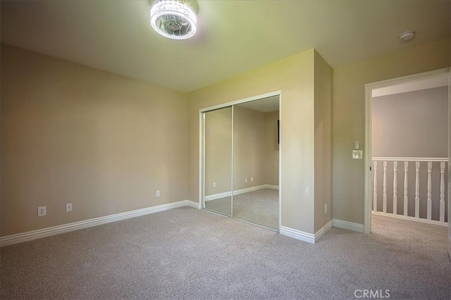 1375 N Euclid Ave, Upland, CA 91786 - unfurnished bedroom with carpet flooring and a closet