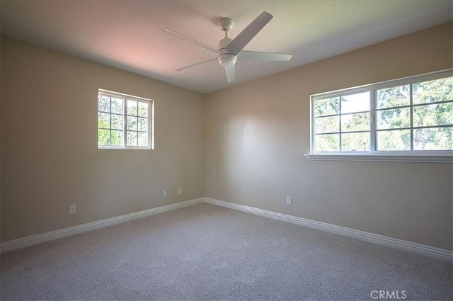 1375 N Euclid Ave, Upland, CA 91786 - carpeted empty room with ceiling fan and baseboards