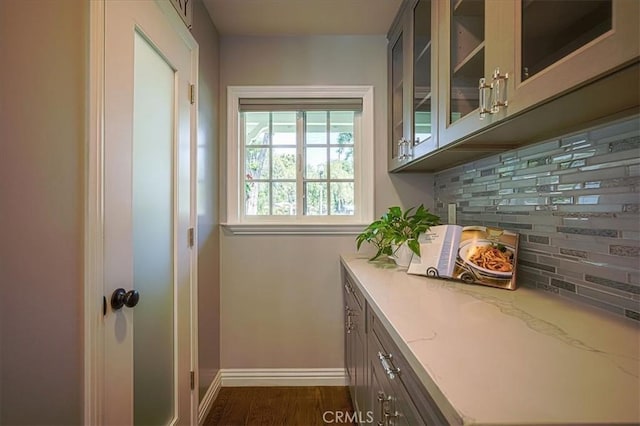 1375 N Euclid Ave, Upland, CA 91786 - entryway featuring dark wood-style flooring and baseboards