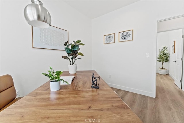 13154 Cedar St, Westminster, CA 92683 - dining room with wood finished floors and baseboards