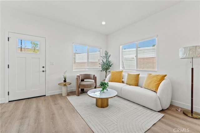 13154 Cedar St, Westminster, CA 92683 - living room with plenty of natural light, wood finished floors, and recessed lighting