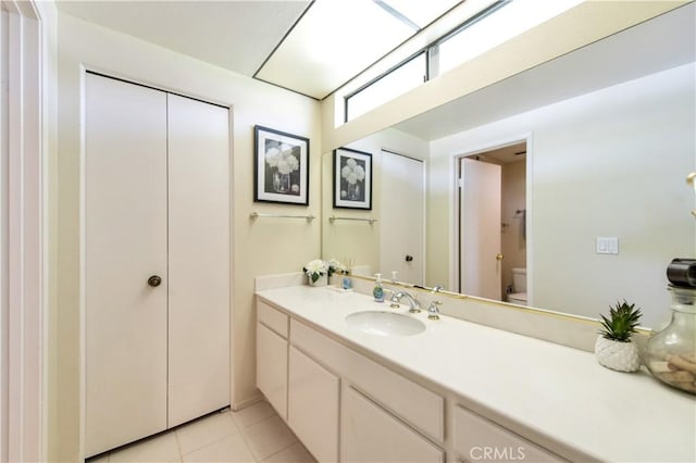 9 Morena Unit 28, Irvine, CA 92612 - bathroom with vanity and tile patterned flooring