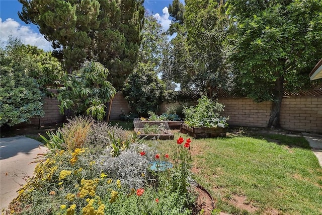 17654 Prairie St, Northridge, CA 91325 - fenced backyard with a garden