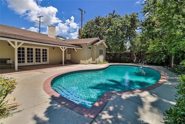 17654 Prairie St, Northridge, CA 91325 - view of pool featuring a patio area