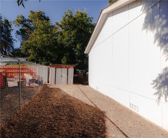 3556 Cypress St, Clearlake, CA 95422 - view of yard featuring a storage unit