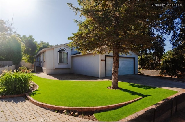 3556 Cypress St, Clearlake, CA 95422 - view of front of home featuring asphalt driveway and an attached garage