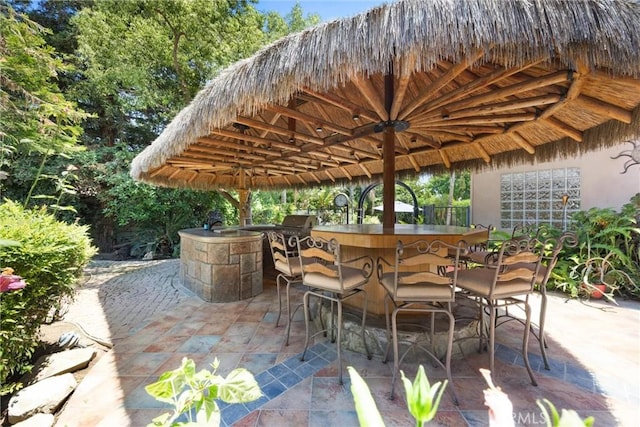 1806 Briercliff Ct, Bakersfield, CA 93311 - view of patio featuring a gazebo