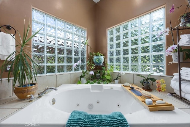 1806 Briercliff Ct, Bakersfield, CA 93311 - bathroom with a tub with jets and healthy amount of natural light