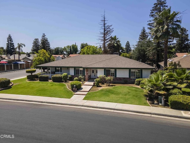 4120 Abbott Dr, Bakersfield, CA 93312 - single story home featuring a front lawn and stucco siding