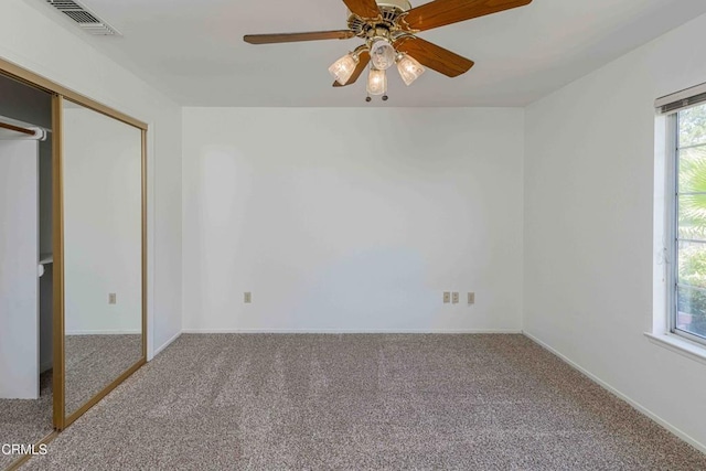 4120 Abbott Dr, Bakersfield, CA 93312 - unfurnished bedroom with carpet floors, a closet, and ceiling fan