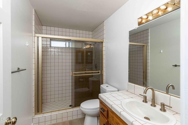 4120 Abbott Dr, Bakersfield, CA 93312 - full bathroom featuring vanity and a stall shower