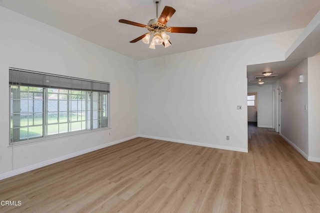 4120 Abbott Dr, Bakersfield, CA 93312 - unfurnished room featuring a ceiling fan and light wood-style floors