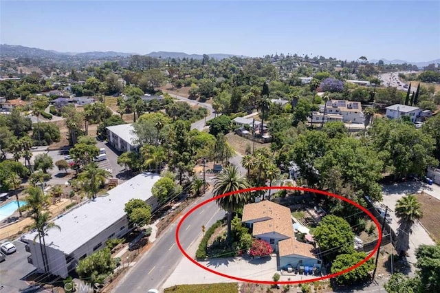 869 Phillips St, Vista, CA 92083 - drone / aerial view of a mountain backdrop