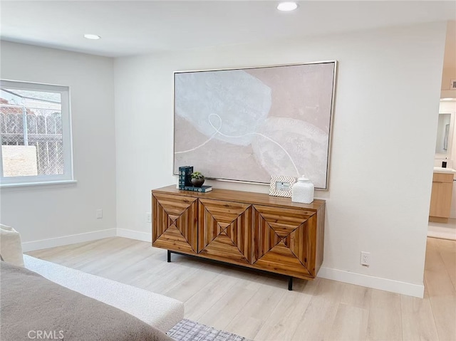 23615 Tellgate Dr, Diamond Bar, CA 91765 - interior space with light wood-style flooring and recessed lighting