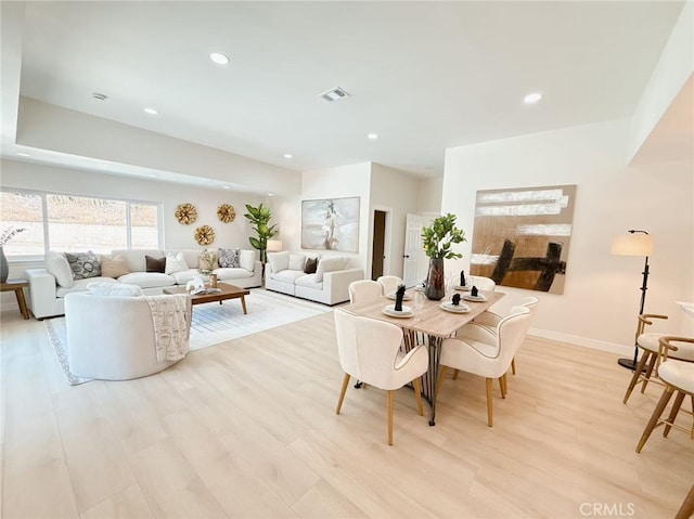 23615 Tellgate Dr, Diamond Bar, CA 91765 - dining area with light wood finished floors and recessed lighting