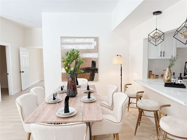 23615 Tellgate Dr, Diamond Bar, CA 91765 - dining space with light wood finished floors and baseboards