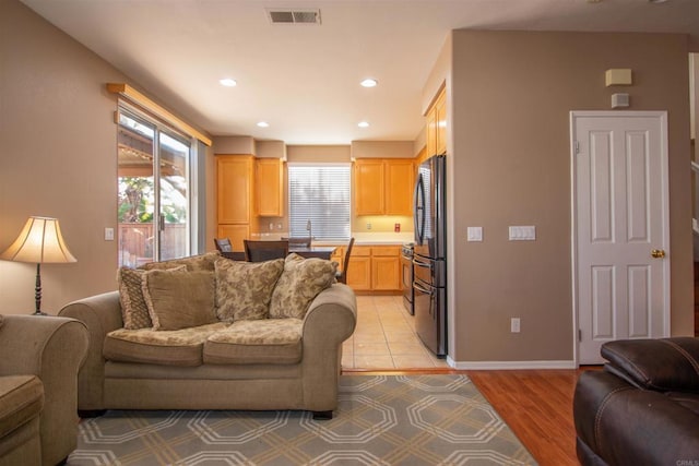 2414 Falcon Valley Dr, Chula Vista, CA 91914 - living area featuring recessed lighting and light wood-type flooring