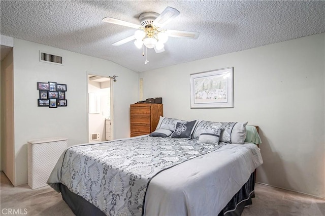 3032 Pietro Dr, Hacienda Heights, CA 91745 - bedroom with carpet floors, a textured ceiling, and a ceiling fan