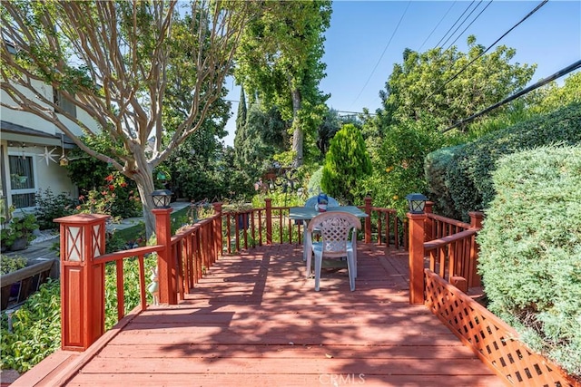 3032 Pietro Dr, Hacienda Heights, CA 91745 - view of wooden deck