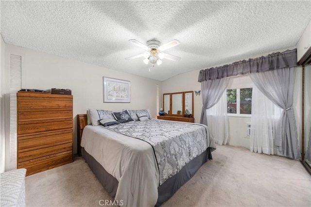 3032 Pietro Dr, Hacienda Heights, CA 91745 - bedroom with light carpet, a textured ceiling, and a ceiling fan