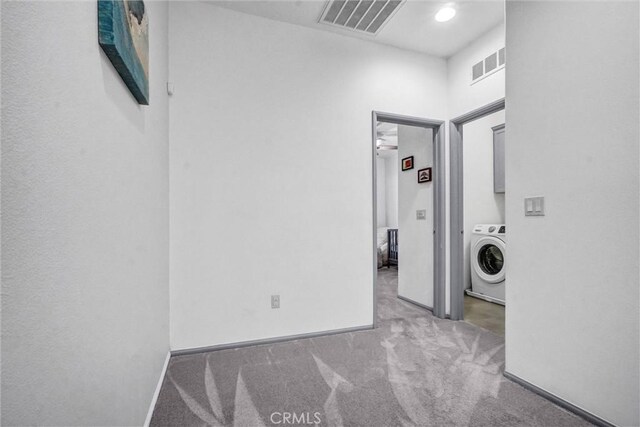 17035 Independence Way, Yorba Linda, CA 92886 - washroom featuring washer / dryer and carpet flooring