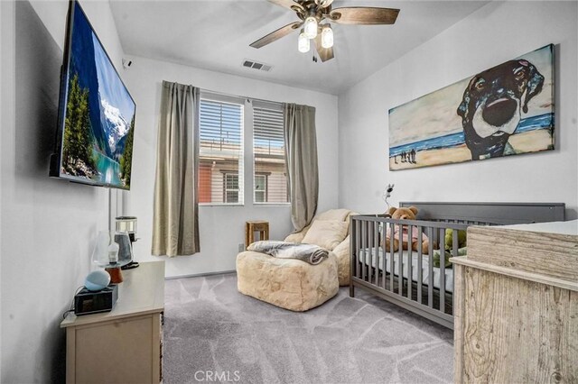 17035 Independence Way, Yorba Linda, CA 92886 - living area with a ceiling fan and carpet