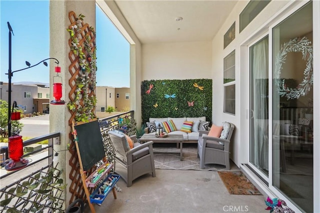 26957 Winding Trail Ct, Valencia, CA 91381 - balcony featuring an outdoor living space